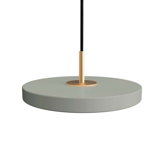 Umage Asteria Micro Pendant Light - Nuance Olive - Brass Top Colour: Nuance Olive, Asteria Detail: Brass - image 1