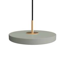 Umage Asteria Micro Pendant Light - Nuance Olive - Brass Top Colour: Nuance Olive, Asteria Detail: Brass