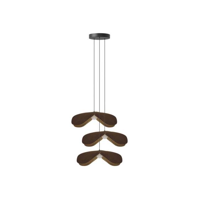 Umage Forget Me Not 3 Light Cluster Set - Dark Oak - Large Colour: Dark Oak, Size: Large - image 1