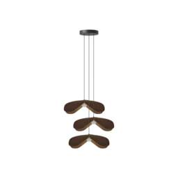 Umage Forget Me Not 3 Light Cluster Set - Dark Oak - Large Colour: Dark Oak, Size: Large - thumbnail 1