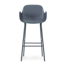 Normann Copenhagen Form Bar Armchair - 75cm - Blue Shell Colour: Blue - thumbnail 2
