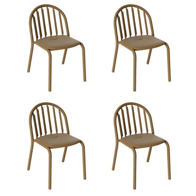 Fatboy Fred&aposs Chair Set - Mochaccino - Set of 4 - image 1