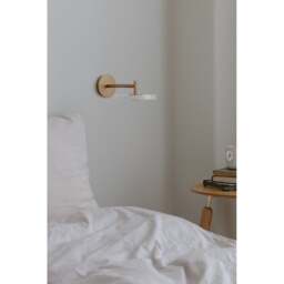 Umage Asteria Wall Light - Short - Pearl White - Hardwired Colour: Pearl White, Mounting: Hardwired - thumbnail 3