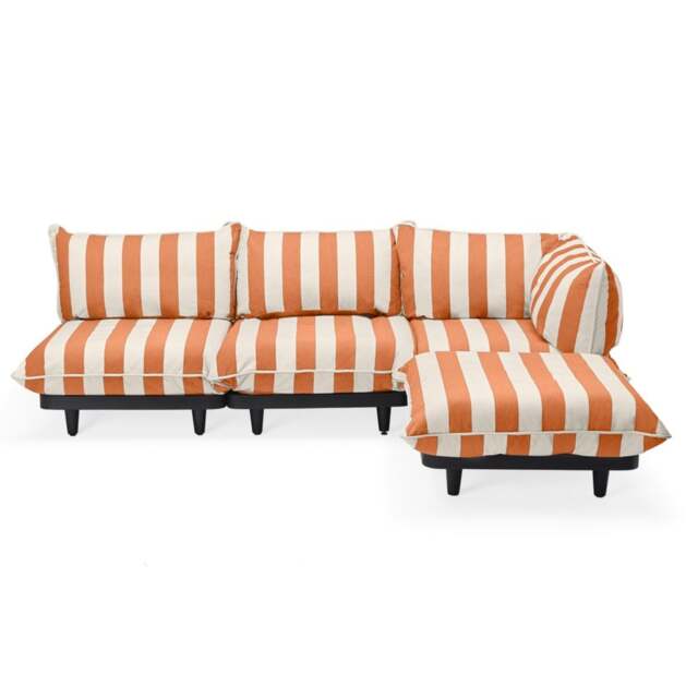Fatboy Paletti Outdoor Set - Large Colour: Stripe Orange Creme (Right) - image 1