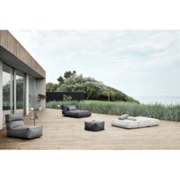 Blomus Stay Outdoor Lounger Colour: Coal, Size: 60 x 120 cm - thumbnail 4