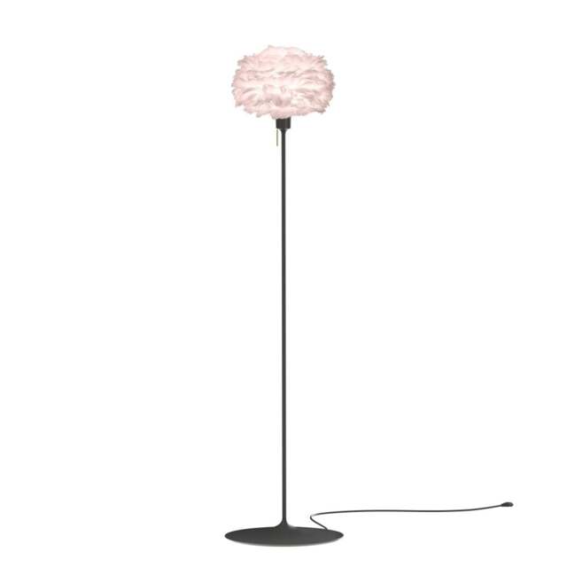 Umage Eos Floor Lamp - Light Rose Feather Eos Mini/Black Sante Stand - image 1