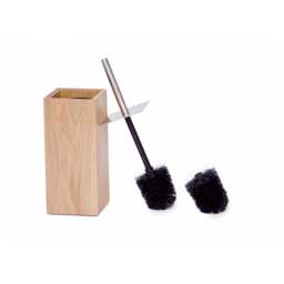 Wireworks Mezza Toilet Brush - Natural Oak - thumbnail 3