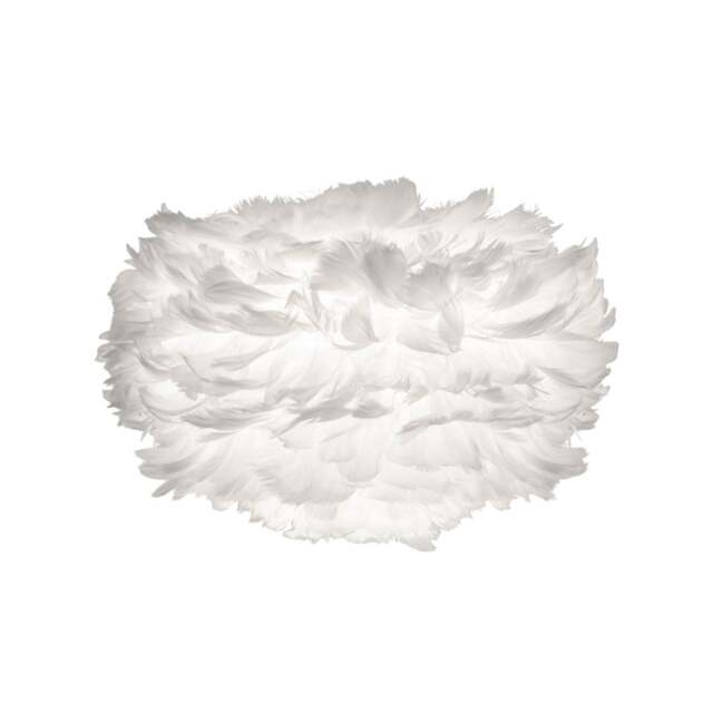 Umage Eos Feather Pendant Shade - White - Mini - 35cm With or Without Cord Set: Without Cord Set