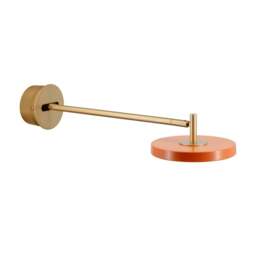 Umage Asteria Wall Light - Long - Nuance Orange - Hardwired Colour: Nuance Orange, Mounting: Hardwired