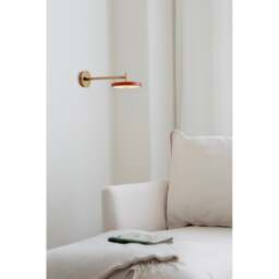 Umage Asteria Wall Light - Long - Nuance Orange - Hardwired Colour: Nuance Orange, Mounting: Hardwired - thumbnail 3