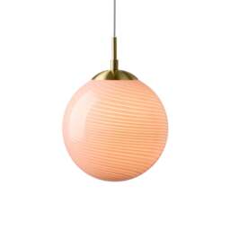 Halo Design Candy Ball Pendant Light - O 25cm - Rose Size: O 25cm, Colour: Rose - thumbnail 1
