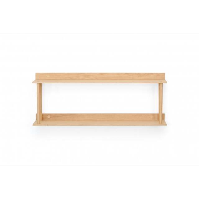 Wireworks Platform 2 Wall Shelf - Oak - image 1