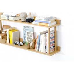 Wireworks Platform 2 Wall Shelf - Oak - thumbnail 7