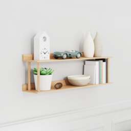 Wireworks Platform 2 Wall Shelf - Oak - thumbnail 4