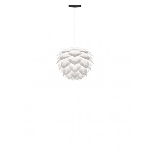 Umage Silvia Pendant Light Shade - White - Mini - 32cm with Black Rosette Cord Set With or Without Cord Set: With Black Rosette Cord Set - image 1