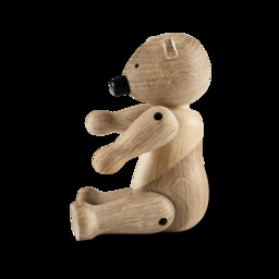 Kay Bojesen Wooden Bear Figurine - Small - Oak & Maple - thumbnail 2