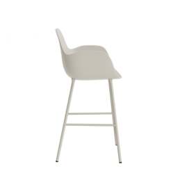 Normann Copenhagen Form Bar Armchair - 65cm - Light Grey Shell Colour: Light Grey - thumbnail 3