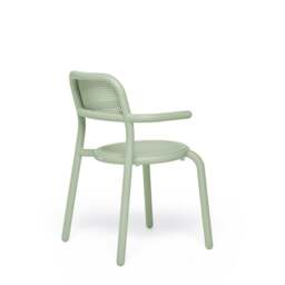 Fatboy Set of 4 Toni Stackable Garden Armchairs - Mist Green Colour: Mist Green - thumbnail 5