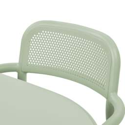 Fatboy Set of 4 Toni Stackable Garden Armchairs - Mist Green Colour: Mist Green - thumbnail 6