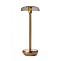 Humble Air Wireless Table Light - Gold - Smoked Shade