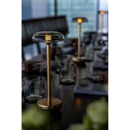 Humble Air Wireless Table Light - Gold - Smoked Shade - thumbnail 6