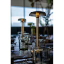Humble Air Wireless Table Light - Gold - Smoked Shade - thumbnail 7