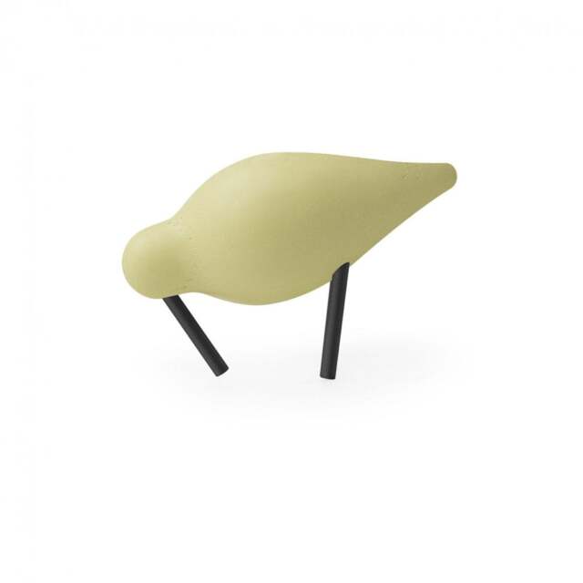 Normann Copenhagen Wooden Shorebird - Small - Pale Yellow - image 1