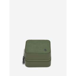 Stackers Canvas Watch & Jewellery Box - Green Colour: Green - thumbnail 3