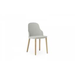 Normann Copenhagen Allez Chair - Warm Grey - Lacquered Oak Legs - Polyamide Seat Colour: Warm Grey, Leg Colour: Lacquered Oak, Seat Option: Polyamide - thumbnail 2