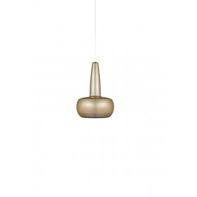 Umage Clava Pendant Light Shade - Brushed Brass with White Cord Set With or Without Cord Set: With White Cord Set - image 1