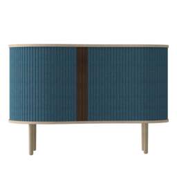 Umage Audacious Sideboard Cabinet - Oak - Petrol Blue - thumbnail 2