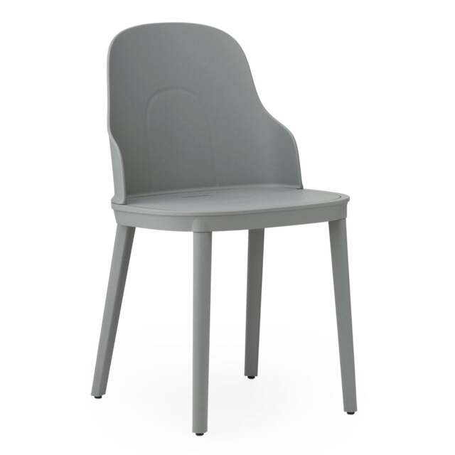 Normann Copenhagen Allez Chair - Grey - Polypropylene Legs - Polyamide Seat Colour: Grey, Leg Colour: Polypropylene, Seat Option: Polyamide - image 1