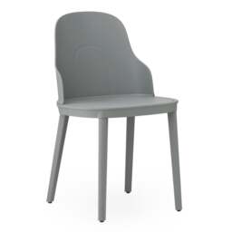 Normann Copenhagen Allez Chair - Grey - Polypropylene Legs - Polyamide Seat Colour: Grey, Leg Colour: Polypropylene, Seat Option: Polyamide - thumbnail 1