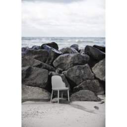 Normann Copenhagen Allez Chair - Grey - Polypropylene Legs - Polyamide Seat Colour: Grey, Leg Colour: Polypropylene, Seat Option: Polyamide - thumbnail 6