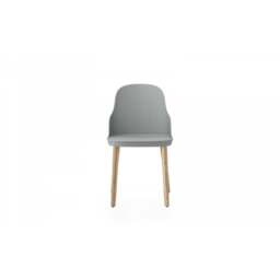 Normann Copenhagen Allez Chair - Grey - Lacquered Oak Legs - Polyamide Seat Colour: Grey, Leg Colour: Lacquered Oak, Seat Option: Polyamide - thumbnail 3
