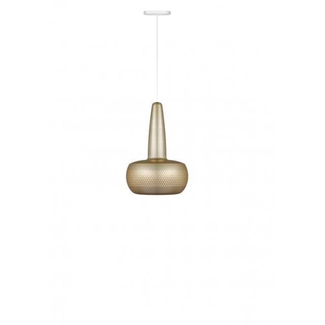 Umage Clava Pendant Light Shade - Brushed Brass with White Rosette Cord Set With or Without Cord Set: With White Rosette Cord Set - image 1
