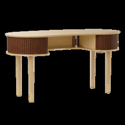 Umage Audacious Desk - Oak - Hazlenut Colour: Hazelnut