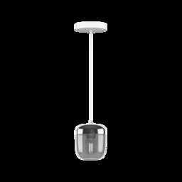 Umage Acorn Pendant Light Shade - Smoked Glass/Steel Bulb Option: Without Bulb - thumbnail 3