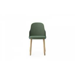 Normann Copenhagen Allez Chair - Park Green - Lacquered Oak Legs - Park Green/MLF29 Indoor Upholstered Seat Colour: Park Green, Leg Colour: Lacquered - thumbnail 3