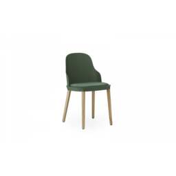 Normann Copenhagen Allez Chair - Park Green - Lacquered Oak Legs - Park Green/MLF29 Indoor Upholstered Seat Colour: Park Green, Leg Colour: Lacquered - thumbnail 2