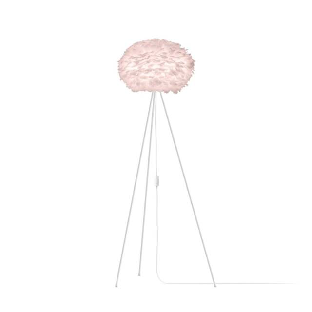Umage Eos Tripod Floor Lamp - Light Rose Feather Eos Medium/White Tripod - image 1
