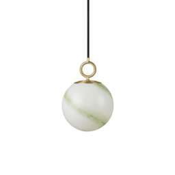 Halo Design Stockholm Pendant Light - O 18cm Size: O 18cm, Colour: Marble Green - thumbnail 2