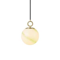 Halo Design Stockholm Pendant Light - O 18cm Size:  18cm, Colour: Marble Green