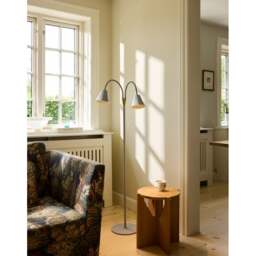 Halo Design Hygge 2-Arm Floor Lamp - H 135cm Colour: Glossy Grey - thumbnail 2