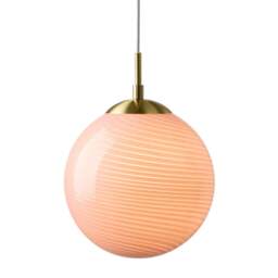 Halo Design Candy Ball Pendant Light - O 30cm - Rose Size:  30cm, Colour: Rose