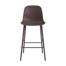 Normann Copenhagen Form Bar Chair - 65cm - Brown Shell Colour: Brown - thumbnail 2