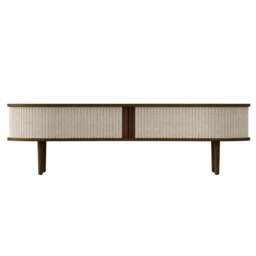 Umage Audacious TV Bench - Dark Oak - White Sands Colour: White Sands - thumbnail 2