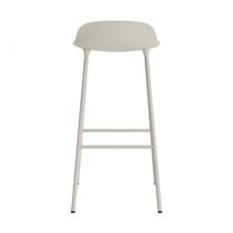 Normann Copenhagen Form Barstool - 75cm - Light Grey - Light Grey Legs Shell Colour: Light Grey, Leg Colour: Matching Shell Colour - thumbnail 4