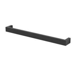Wireworks Slimline Single Towel Rail - 72cm - Dark Oak