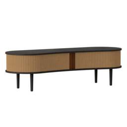 Umage Audacious TV Bench - Black Oak - Sugar Brown Colour: Sugar Brown - thumbnail 1